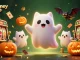Engage with real money casino Australia, as a ghost cat and bat explore a haunted slot-filled casino.